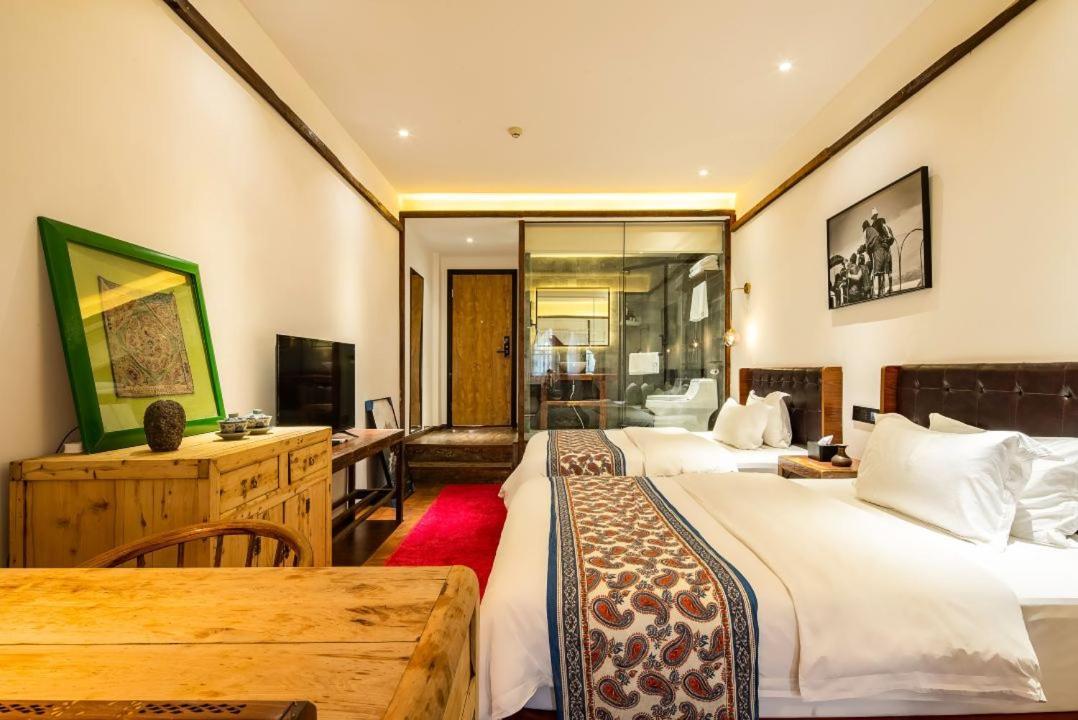 Qintai Tibetan Culture Boutique Hotel Chengdu Exterior foto
